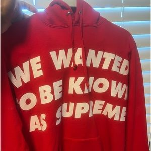 Supreme Known As Hoodie Sweatshirt